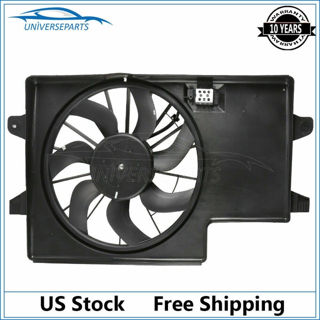 1x Radiator Cooling Fan Assembly for 2008 2009 2010 2011 Ford Focus