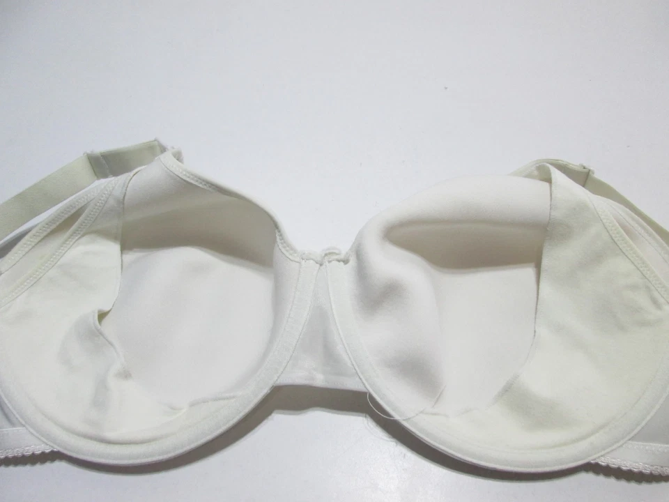 Sutiã Bestform tamanho 40DD marfim underwired sem forro alças ajustáveis de enfermagem - Imagem 2 de 4