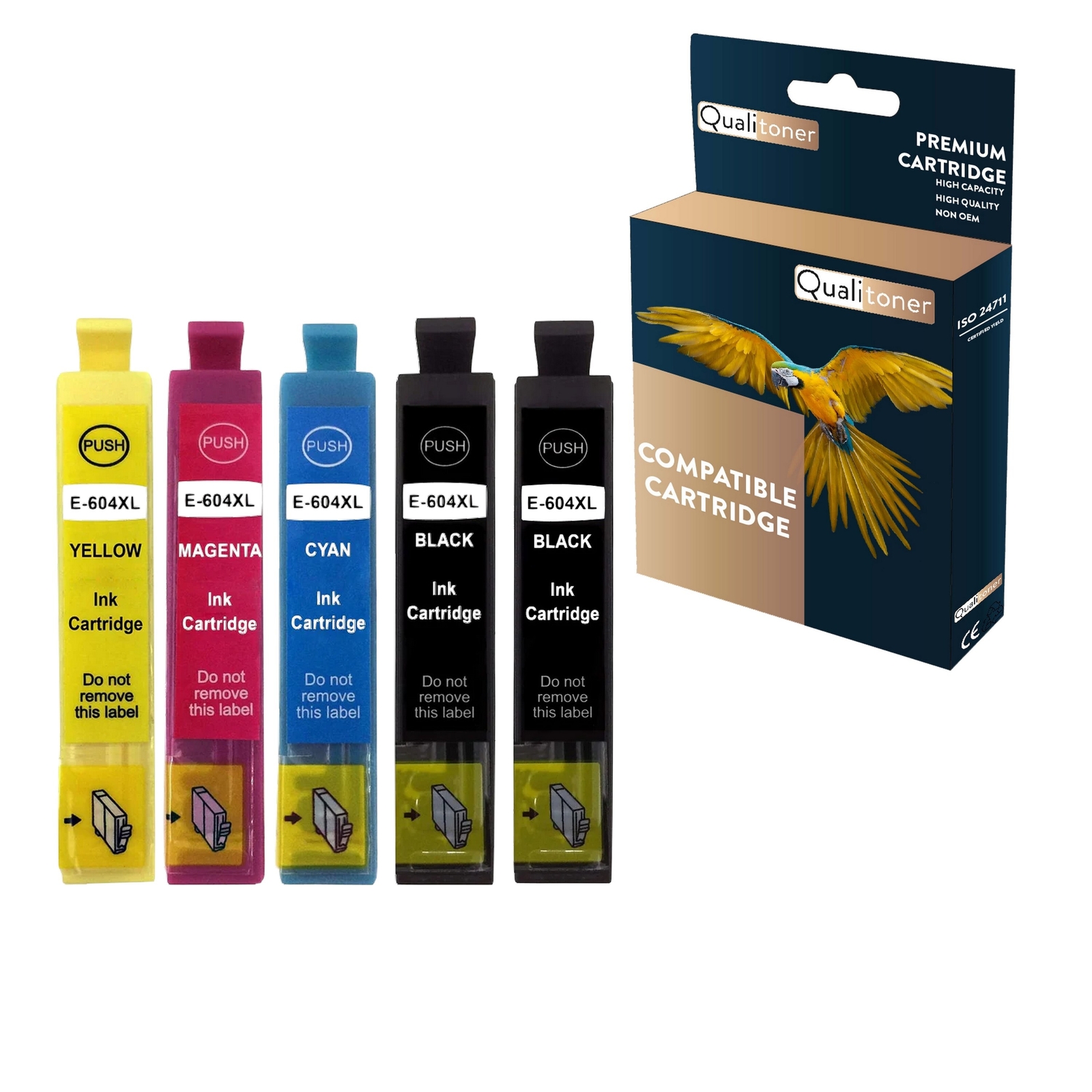 Cartouche Epson 604XL multipack de 5 encres compatibles Ananas haute capacité C13T09R64010