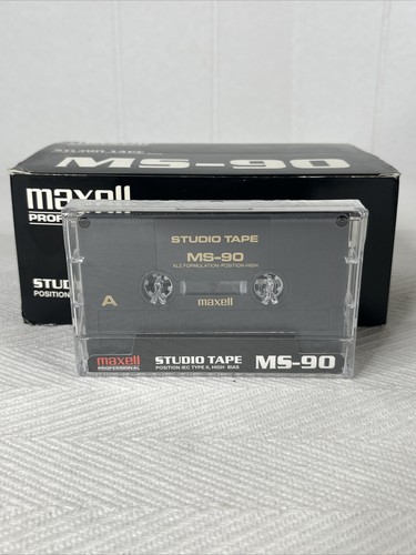 Cinta de estudio Maxell Professional MS-90 Audio Pro alto sesgo IEC tipo II - Imagen 2 de 2