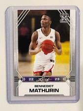 Bennedict Mathurin #B-8 Silver - 2022-23 Leaf Draft Basketball XRC