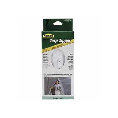 Homax 3142 Peel & Stick 7 Foot Tarp Zipper Door