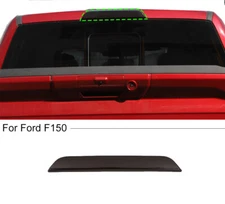 Smoked Black 3rd Third Brake Light Cover Trim Decoration For Ford F150 2015-2023