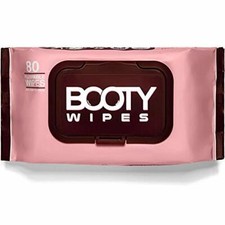 Booty Wipes for Women 80 Flushable Wet Wipes Feminine Wipes,PH Balanced 80 Wipe