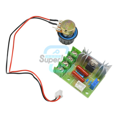 2000W 50-220V High Power Voltage Regulator Switch Motor Speed Controller Module