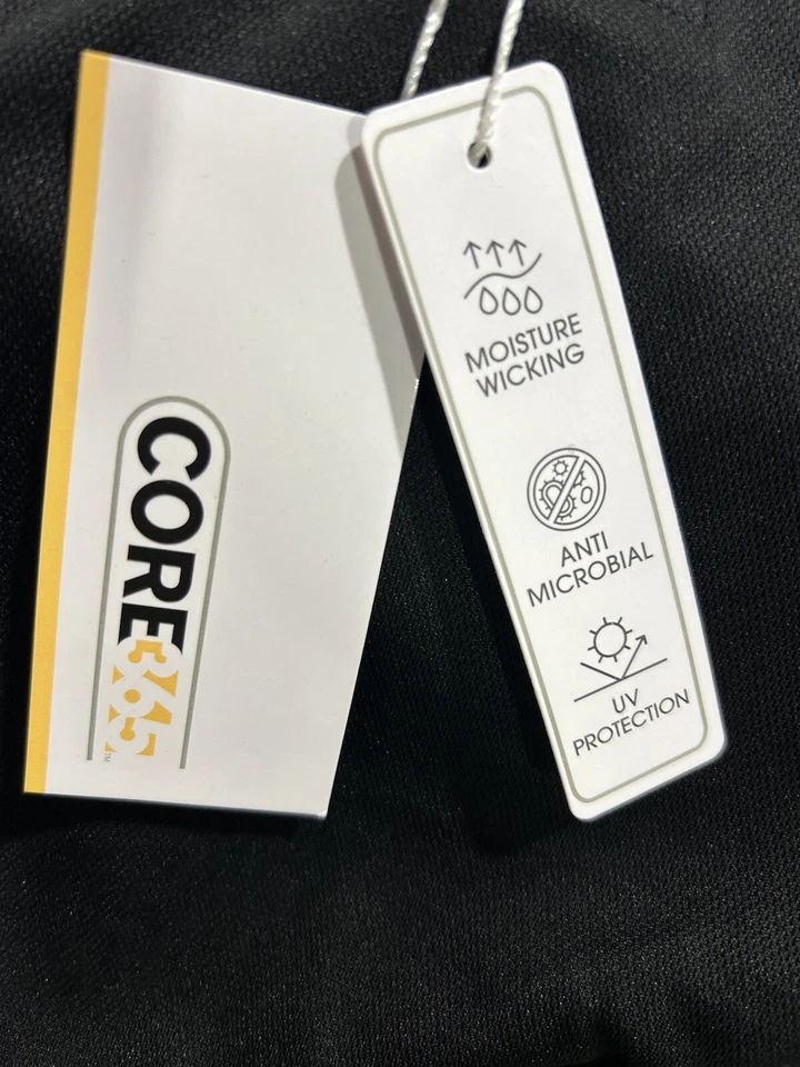 Черная рубашка поло Core 365 - Изображение 3 из 4