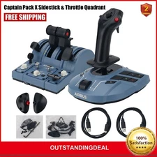 Captain Pack X Sidestick & Throttle Quadrant for Thrustmaster TCA Airbus Edition