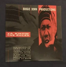 Boogie Down Productions ‘Ya Know The Rules’ 12” Record (1990) MINT - OG
