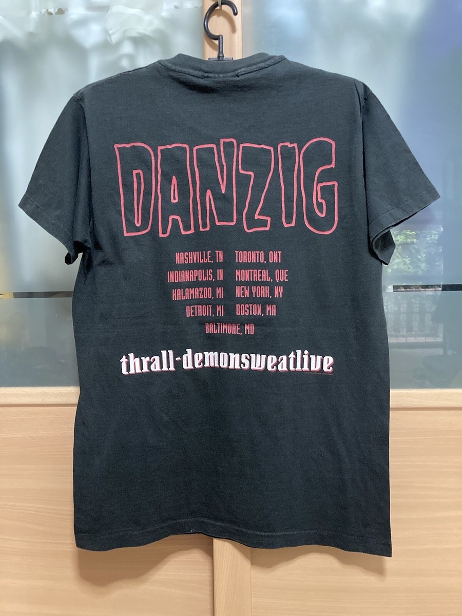 T-shirt Vintage Danzig Thrall-Demonsweatlive Concert 1993 - Taille S à 5XL - Neuf Avec étiquettes