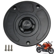 Keyless Fuel Gas Tank Cap Cover For Kawasaki Ninja ZX10R ZX6R ZX650R ZX9R ZX6RR
