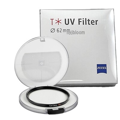 New ZEISS 62mm Carl Zeiss T* UV Filter Made in Japan