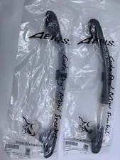 NEW Aeris Cuda Dry 2 Mini Snorkel Lot of 2 - Black - Diving Pool Beach Scuba NIP