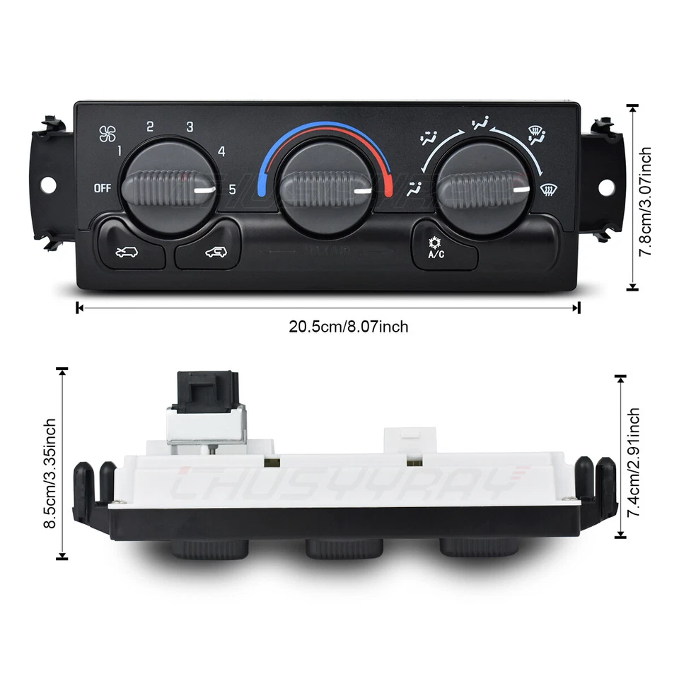 Модуль климат-контроля переменного тока 599-266 для 99-02 Chevy Silverado Suburban 1500 Tahoe - Изображение 3 из 4