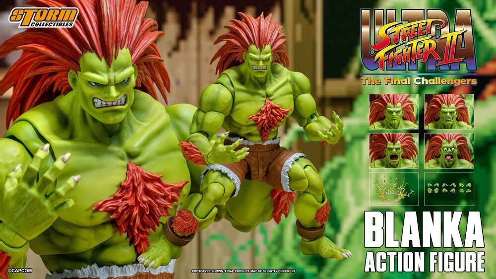 ストリートファイターII 完成品 フィギュア　blanka T.N.C 06 Amazon.co.jp: [AC]Strom Toys 1/12 Ultra Street Fighter II