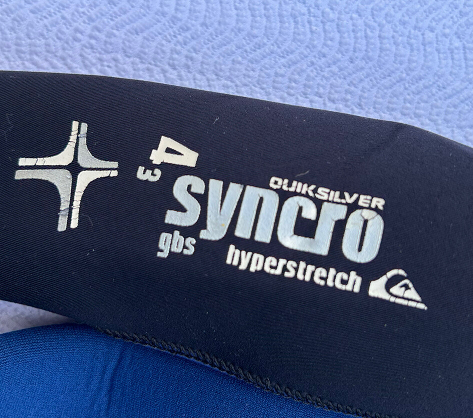 Quiksilver Synchro Hyperstretch シーガル Quiksilver 4/3 Syncro HyperStretch 16/172 #105987 blue gray
