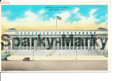 General Post Office New York City Vintage Postkarte L08