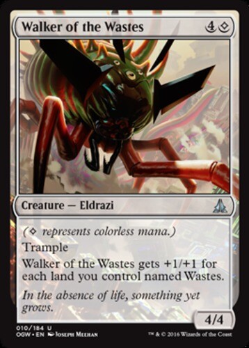 Walker of the Wastes 1x FOIL OGW MTG Oath of the Gatewatch Uncommon MINT colorless Walker of the Wastes 1x FOIL OGW MTG Oath of the Gatewatch Uncommon MINT colorless
