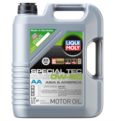 LIQUI MOLY Special Tec AA SAE 0W-20 Fully Synthetic Engine Oil, 5L. Free Ship