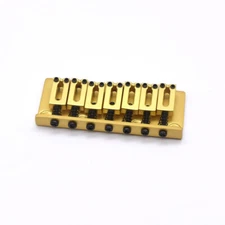 KD By AxLabs 7-String Hardtail Bridge - 10.5 mm Spacing - Satin Gold