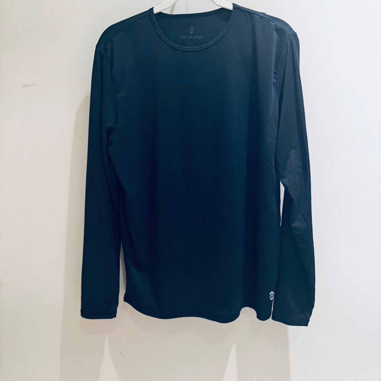 Free Country Long Sleeve Activewear Shirt Athletic Top Layering L