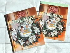 PRECIOUS MOMENTS CHRISTMAS BOOK AND IRON-ON TRANSFER SUPPLEMENT HARD COVER 
