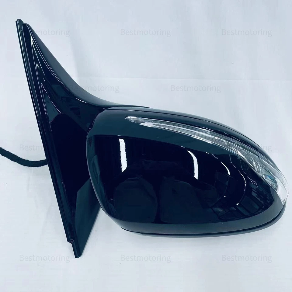 Espejo retrovisor lateral derecho pasajero mercedes-benz clase s w222 s450 s500 s560 negro Foto 4 de 4