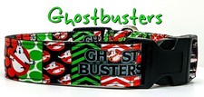 Ghostbusters dog collar handmade adjustable buckle collar 1"or 5/8"wide or leash