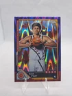 2025 Topps Chrome McDonald's All American Basketball Purple RayWave Refractor Koa Peat #13