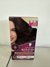 Schwarzkopf Keratin Color Permanent Hair Dye 1.9 Rich Caviar 100 Gray Coverage