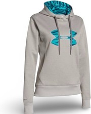 Under Armour Women s Storm ColdGear Semi-Fitted Pull-Over Hoodie Jacket Size M