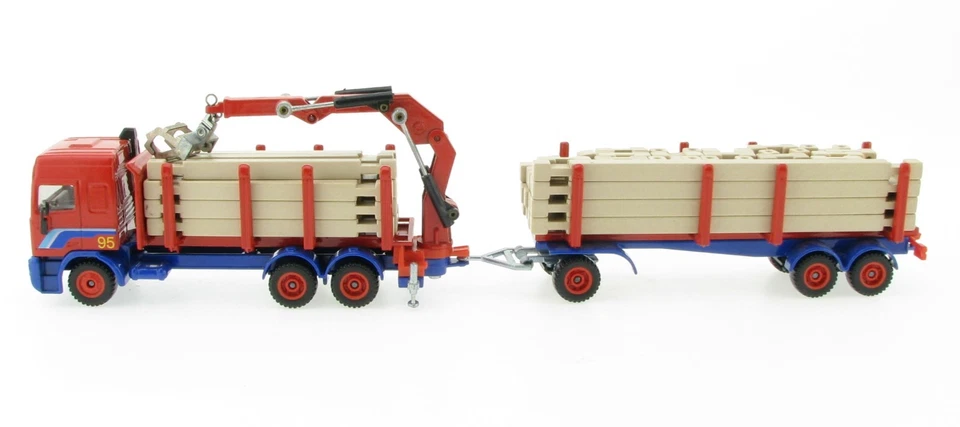 SIKU 3812 DAF 95 LKW mit Garage Hängerzug 1:55 in OVP Box Truck Modellauto - Bild 2 von 4