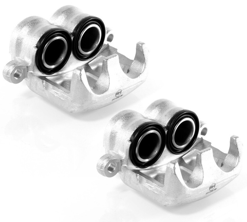 2x Brake Calipers Front for MITSUBISHI GRANDIS (NA) 04- PAJERO IV (V8, V9) 4WD