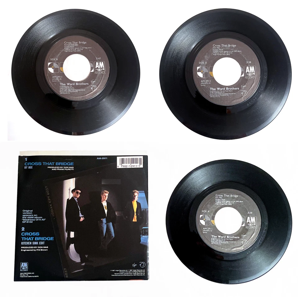 Lot of 4 7" 45s, 80s Dancefloor Hit: Dexys, Bananarama, Dead or Alive, Ward Bros - Image 4 of 4