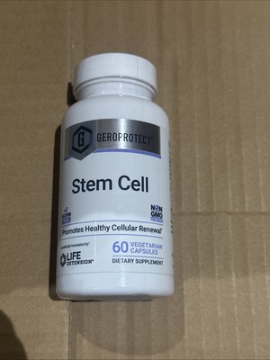 Life Extension Geroprotect Stem Cell Renewal Supplements 60 Vegetarian Capsules