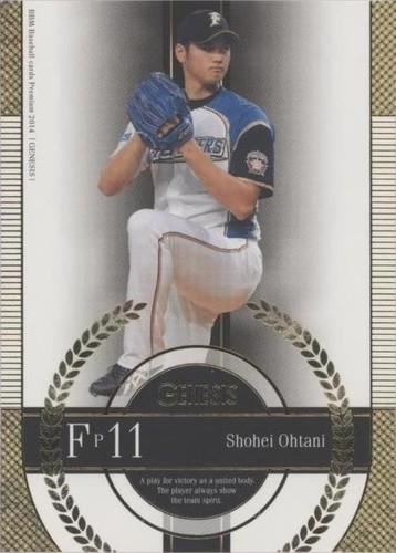 2014 BBM 1st Version Art Of Auto #WB1 Shohei Ohtani PSA 10 GEM