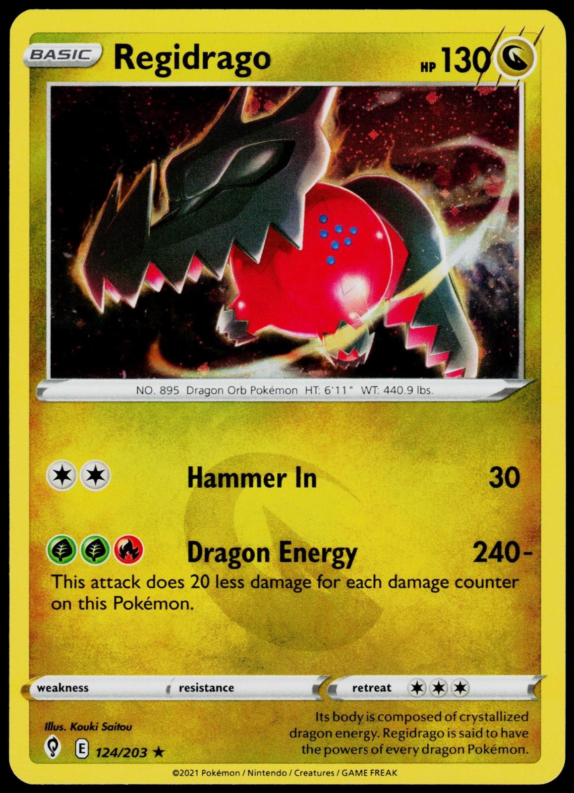 Regidrago (Cosmos Holo) 124/203 Miscellaneous Cards & Products - Pokemon LP