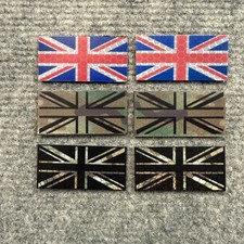 Union Jack IR Style Reflective UJ Morale Patch Multicam & Colour, UBACS, Bergen