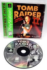Tomb Raider II (Sony PlayStation 1) CIB COMPLETE IN BOX REGISTRATION CARD GH