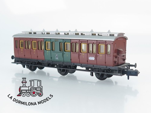 MG1489 Escala N ARNOLD 3043 Abteilwagen 2./3. Kl 1271 der K.P.E.V.- OVP - Bild 3 von 12