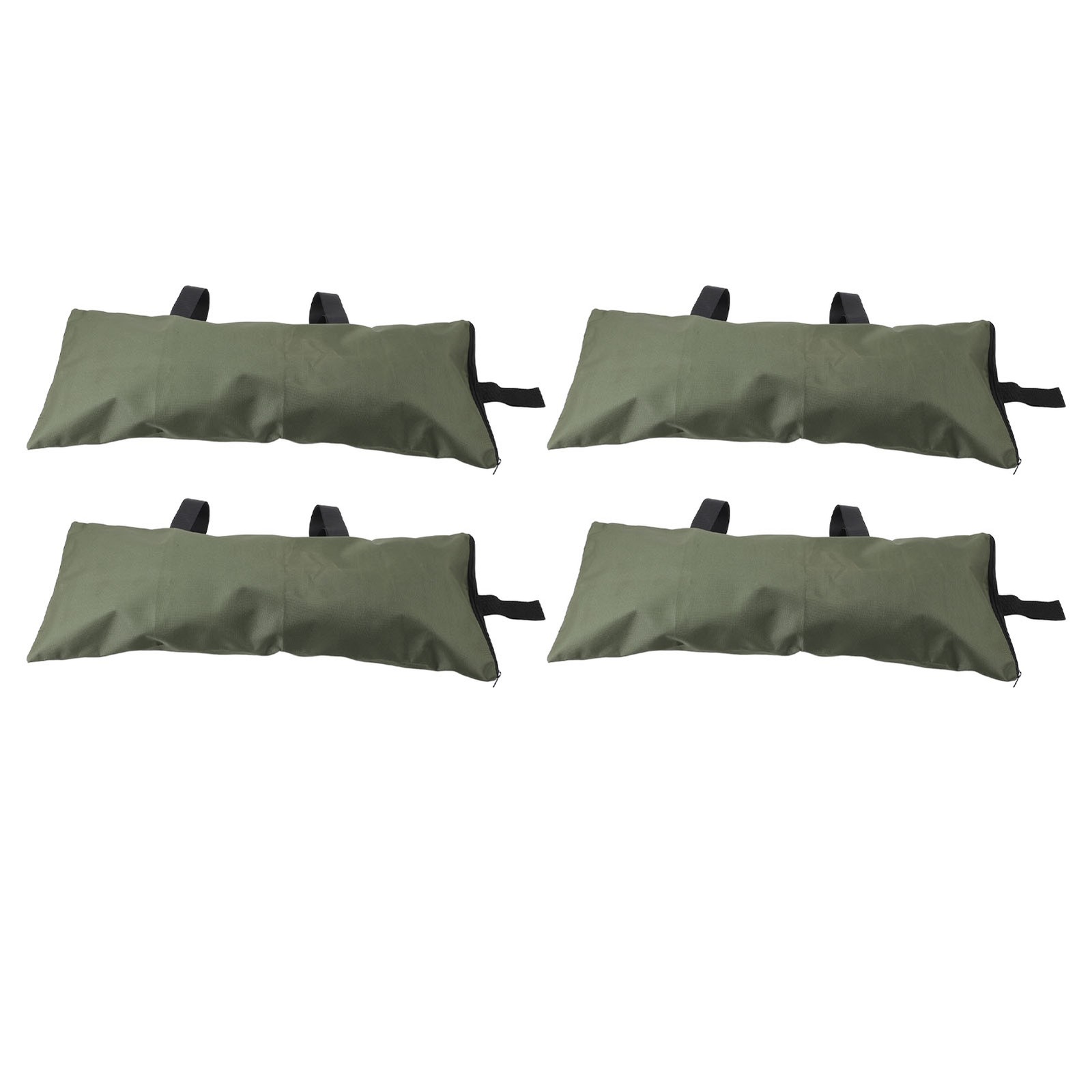 Thickened Canvas Flood Sandbags For Flood Prevention 4pcs Green Excellent