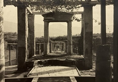 Italien, Pompeji, Neapel, Cusa di Loreio Tiburtino, Brunner, Originalabzug, 1920