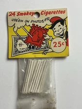 Vintage Fun Inc 24 Smoky Cigs Novelty Gag Trick Prank Joke