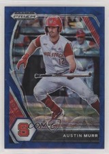 2021 Panini Prizm Draft Picks Navy Blue Kaleidoscope 13/15 Austin Murr nd3