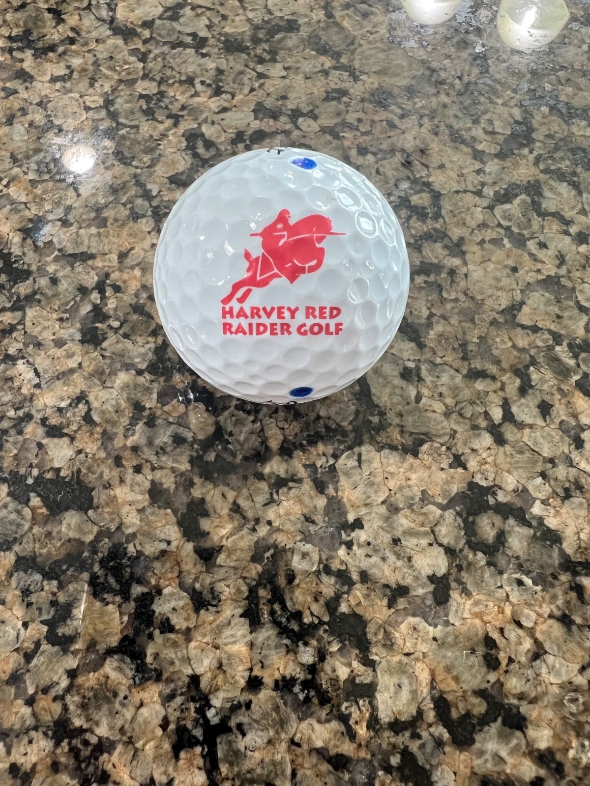 LOGO GOLF BALL-ORIGINAL HARVEY RED RAIDER GOLF HIGH SCHOOL‼️
