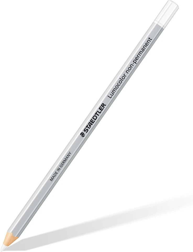 STAEDTLER 108-0 Lumocolor Omnichrom Non-Permanent Pencil - White (Box of 12) - Изображение 3 из 4