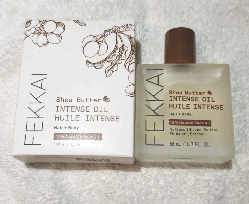 Aceite intenso de manteca de karité FEKKAI para cabello + cuerpo tamaño completo 50 ml/1,7 oz Foto 3 de 4