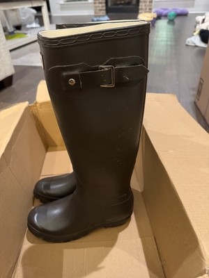 Vintage Scotland Hunter Original Tall Rain Boot Brown Chocolate 11