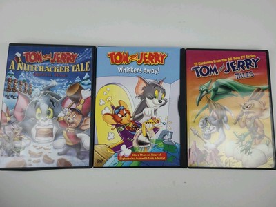 Lot Of 3 Tom And Jerry DVDs- Tales Whiskers Away Nutcracker Tale *POLISHED*