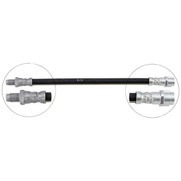Bremsschlauch 258 Mm INN M10X1.0 OUT M10X1.0 A.B.S. FüR U.A. MERCEDES-BENZ Vario-image
