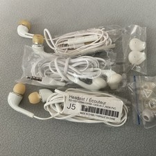 Samsung Galaxy Wired 3.5mm Headset Earbuds W Microphone New Lot Of 3